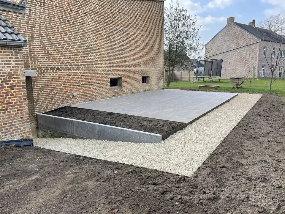 Allée carrossable en klinkers