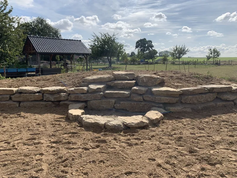 Chantier retenue de terre par JardinAgri